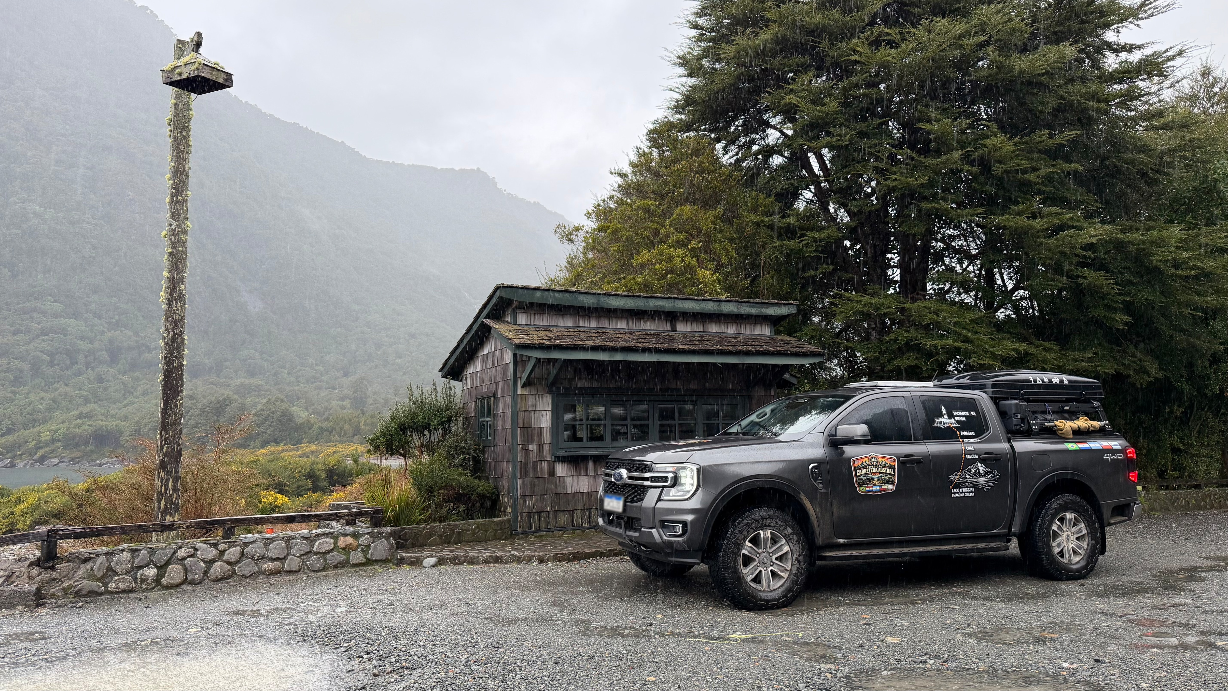 Carlos Negrão em sua viagem a bordo da Ford Ranger XLT